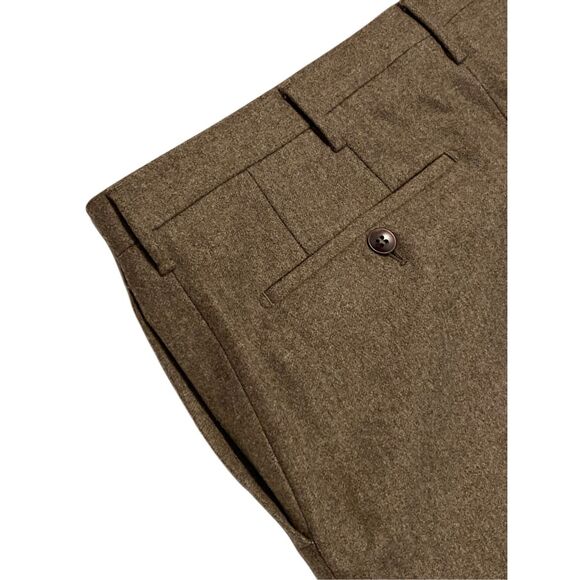 Vintage Carroll & Co Beverly Hills Men’s Brown Wool Pants - Picture 2 of 6